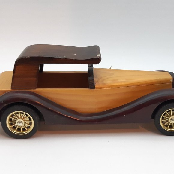 Vintage Wooden Model Car - Picture 6 of 11